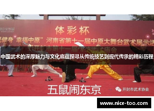 中国武术的深厚魅力与文化底蕴探寻从传统技艺到现代传承的精彩历程